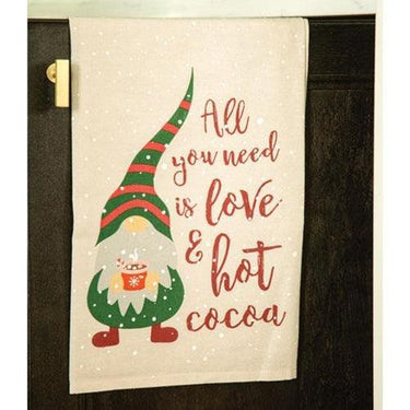 All You Need is Love & Hot Cocoa Dish Towel - The Fox Decor